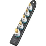 Hazet SmartRail 1/2 socket set, multi-tooth, 5 pieces (black, M6 - M14, short)