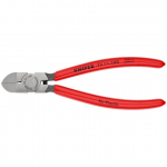 KNIPEX side cutters 72 11 160, for plastic, cutting pliers (red, length 160mm)
