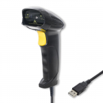 Qoltec 50876 laserskanner 1D | USB | Must