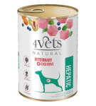 4VETS Natural Hepatic Dog - m&auml;rg koeratoit - 400 g
