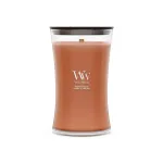 WoodWick Pumpkin Praline wax candle Cylinder Brown 1 pc(s)