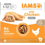 IAMS DELIGHTS Kitten in Gravy box &ndash; wet cat food &ndash; 8x85g