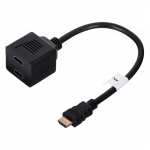 Lanberg AD-0019-BK video jaotur HDMI 2x HDMI