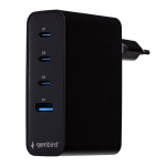 Gembird TA-UC-PDQC100LCD-01-BK mobiilseadme laadija s&uuml;learvutile, nutitelefonile, must, vahelduvvoolu, kiirlaadimine, siseruumidesse