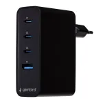 Gembird TA-UC-PDQC100LCD-01-BK mobiilseadme laadija s&uuml;learvutile, nutitelefonile, must, vahelduvvoolu, kiirlaadimine, siseruumidesse
