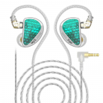 KZ AS16 PRO Cyan NO MIC - in-ear headphones, green