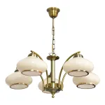 Activejet Classic lae-l&uuml;htri rippvalgusti RITA Patina 5xE27 elutuppa