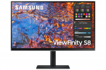 LCD Monitor|SAMSUNG|ViewFinity S8|32"|Business/4K|Panel IPS|3840x2160|16:9|60Hz|5 ms|Swivel|Pivot|Height adjustable|Tilt|Colour Black|LS32B800PXPXEN