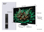 TV Set|TCL|50 "|4K Ultra HD|3840 x 2160 pixels|Flat|16:9|QD-Mini LED|50C7K