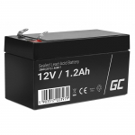 Green Cell AGM17 UPS-i aku suletud pliiaku (VRLA) 12 V 1,2 Ah