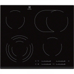 Electrolux EHF6547FXK pliidiplaat must sisseehitatud 4 tsooni