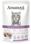Amanova Cat Sterilised Fish & Turkey saszetka 85g