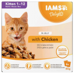 IAMS DELIGHTS Kitten in Jelly box &ndash; wet cat food &ndash; 8x85g