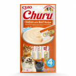 INABA Churu kana ja veiseliha retsept - kassitoit - 4x14 g