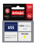 Activejet AH-655YR tint (asendus HP 655 CZ112AE tindile; Premium; 12 ml; kollane)
