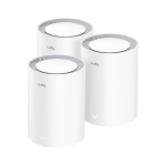 Cudy AX3000 Wi-Fi 6 Mesh 2.5G Solution Dual-band (2.4 GHz / 5 GHz) Wi-Fi 6 (802.11ax) White Internal