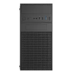 Akyga Obudowa Micro ATX AK19BK USB-C + USB 3.0 + 2x USB 2.0 czarna bez PSu Micro Tower Black
