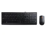 Lenovo 300 klaviatuur, hiir kaasas, universaalne USB QWERTY, USA inglise keel, must