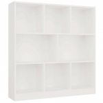 FIESTA 8P WHITE BOOKCASE