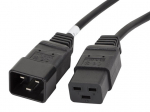 Power cord extension cord IEC 320 C19 - C20 VDE 1.8M VDE black