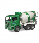 MAN TGA white and green concrete mixer