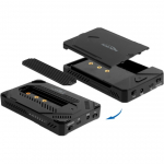 DeLOCK USB Type-C Enclosure for 1 x M.2 NVMe SSD + 1 x 2.5? SATA SSD / HDD, drive enclosure black, with clone function