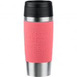 Emsa TRAVEL MUG Classic thermo mug (coral/stainless steel, 0.36 liters)