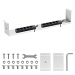 Macleani kompaktne lauaalune kaablikorraldaja, max koormus 5kg, valge, MC-107 W