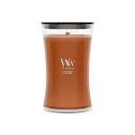 WoodWick Saffron Smoke wax candle Cylinder Brown 1 pc(s)