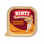 RINTI Gold Mini kalkuni- ja k&uuml;&uuml;likulihaga m&auml;rg koeratoit - 100g