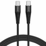 Savio CL-159 USB-kaabel 1 m USB 2.0 USB-C - USB-C must