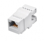 Q-LANTEC MKN-U6-1 juhtmepistik RJ45 UTP kategooria 6 varjestamata valge