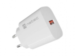 WALL CHARGER NATEC RIBERA 1X USB-A 18W WHITE