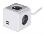 Allocacoc PowerCube Extended USB E(FR), 3m power extension 4 AC outlet(s)