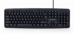 Gembird KB-U-103-RU keyboard Office USB QWERTY English, Russian Black
