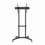 TV floor stand with caster wheels (tilt), 37- 70-inch