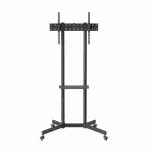 TV floor stand with caster wheels (tilt), 37- 70-inch