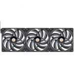 Thermaltake TOUGHFAN EX14 Pro High Static Pressure PC Cooling Fan &ndash; Swappable Edition, Case Fan (Black, 3-Fan Pack)