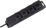 Brennenstuhl IP44 4x Gniazda black