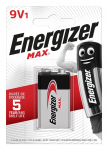 ENERGIZER PATAREI Max 426660 9V 6LR61, 1 tk, Eco-pakend
