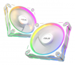 ASUS Prime MR120 ventilaator ARGB tagurpidi valge arvutikorpus 12 cm