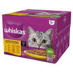 WHISKAS Poultry Feast - m&auml;rg kassitoit - 24x85 g