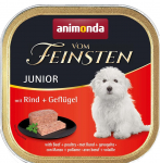 ANIMONDA Vom Feinsten Junior veiseliha ja linnulihaga m&auml;rg koeratoit - 150g