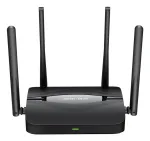 Mercusys MR25BE traadita ruuter Gigabit Ethernet kahe sagedusalaga (2,4 GHz / 5 GHz) must