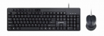 Gembird KBS-UM-04 keyboard Mouse included Universal USB QWERTY US English Black