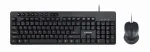 Gembird KBS-UM-04 keyboard Mouse included Universal USB QWERTY US English Black