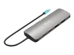 I-TEC USB-C metallist nanodokk 2x HDMI + PD