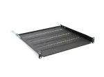 Shelf for 450mm 19 "483x450mm 1U black cabinet with adjustable and support