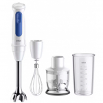 Braun Hand Blender MultiQuick 3 MQ30202M white/blue, 900 watts, with chopper and whisk