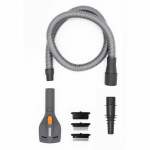 Thomas Pet Grooming Set, 6-piece, vacuum cleaner attachment black/grey, with 3 interchangeable combs